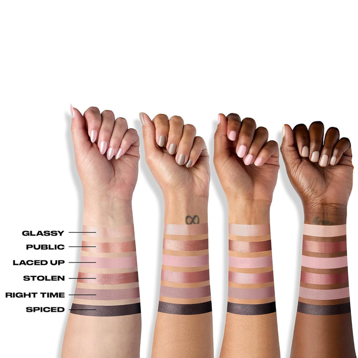 Naked 3 Mini Eyeshadow Palette - 6 Soft Pink Shadows, Multi-Use Matte & Shimmer Finishes, Ultra-Blendable Everyday Rosy Neutrals, Long-Lasting up to 12HR Wear, Travel Makeup with Mirror