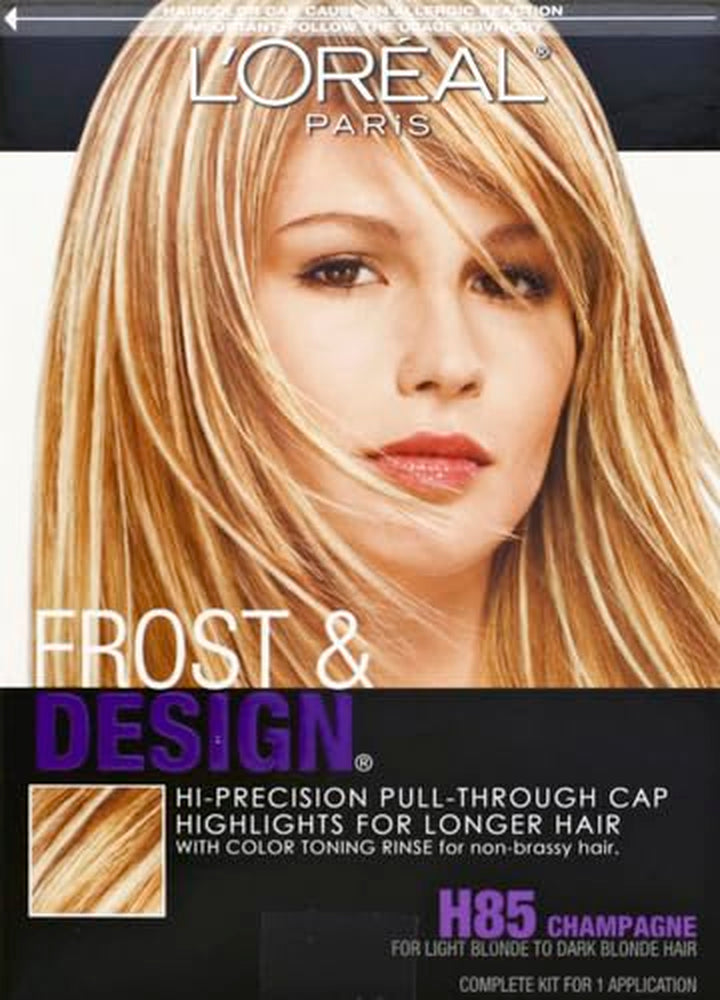 Frost and Design Cap Hair Highlights for Long Hair, H85 Champagne, 1 Kit