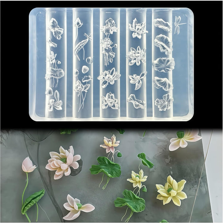 3D Lace Nail Art Molds Design, Silicone Nails Tool Y2K Decoration