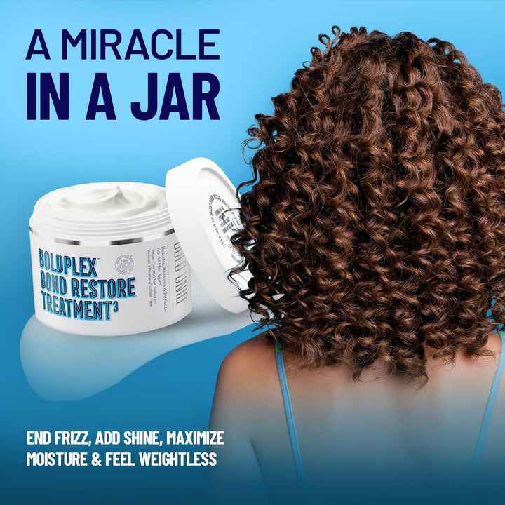 Boldplex Hair Mask - Deep Conditioner for Dry, Damaged Hair - Mascarilla Para El Cabello - Helps Repair and Nourish Curly, Bleached, or Frizzy Hair - 6.76 Fl Oz