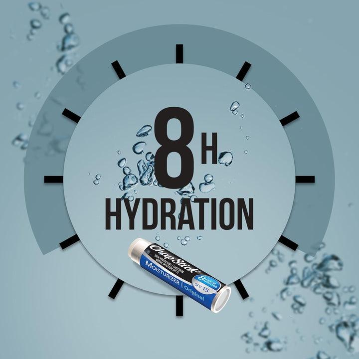 Moisturizer Original Lip Balm Tubes, SPF 15 and Skin Protectant - 0.15 Oz, 3 Count (Pack of 1)