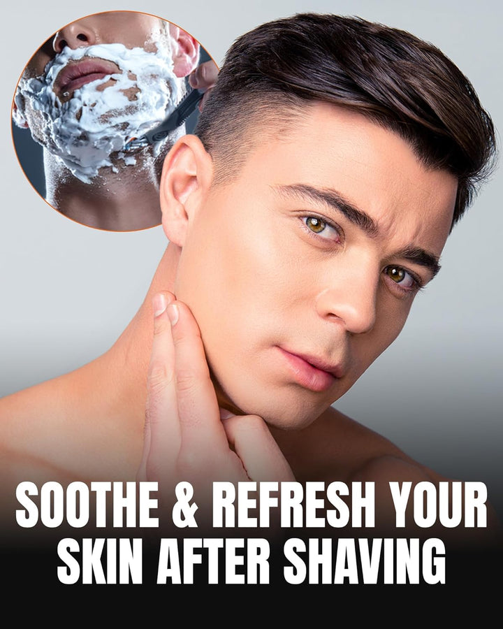 3.7 Ounce Alum Block in Plastic Case | Upgrade Your Shave - Soothing Aftershave Solution for Shaving Razor Burn Relief - Travel Friendly Durable Plastic Case Included