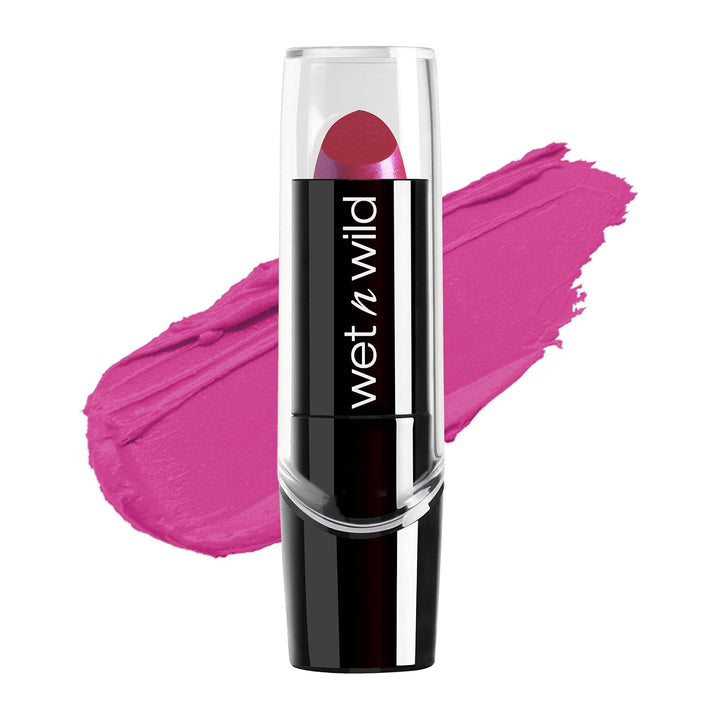 Silk Finish Lipstick, Hydrating Rich Buildable Lip Color, Formulated with Vitamins A,E, & Macadamia for Ultimate Hydration, Cruelty-Free & Vegan - Cherry Frost