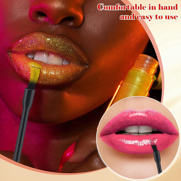 100 Pcs Lip Brushes Disposable Nail Polish Brushes Disposable Lip Brushes Lip Wand Disposable Applicators Lipstick Lip Gloss Wands Nail Polish Brush Multifunctional Makeup Brushes for Women