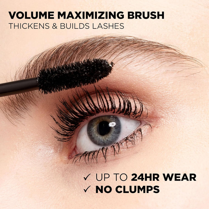 Makeup Voluminous Original Volume Building Mascara, Blackest Black, 0.28 Fl; Oz, 1 Count
