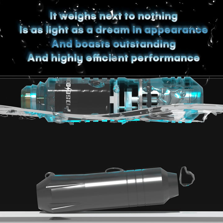 Tattoo Gun Kit POSEIDON Tattoo Kit Pen Kit with 2Pcs 1500Mah Batteries Tattoo Machine Kit with 20Pcs Tattoo Cartridge Needles 11Pcs Tattoo Inks for Beginner