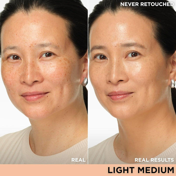 CC+ Nude Glow - Medium Coverage Foundation with SPF 40 & Brightening Glow Serum, Lightweight Skin Tint, 2% Niacinamide + Hyaluronic Acid, up to 24H Hydration, Normal/Dry Skin - 1.08 Fl Oz