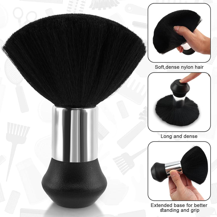 Hair Cutting Barber Cape for Men Women Kids with Neck Duster Brush and Barber Brush, Professional Barber Accessories Cleaning Supplies for Salon Haircut Styling