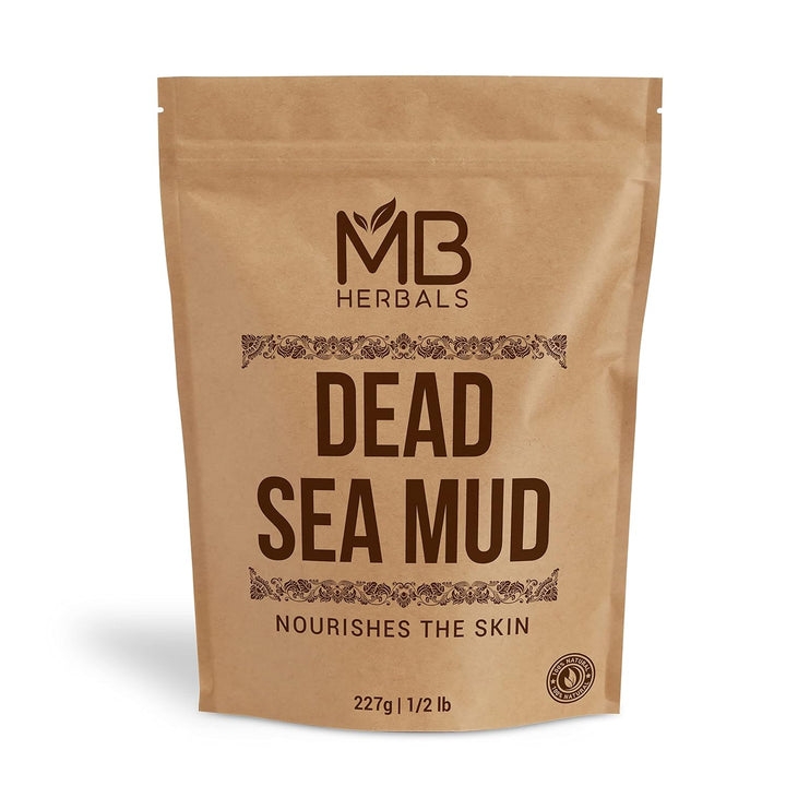 Dead Sea Mud 227 Gram | Half Pound | for Face Packs and Soap Making | Nourishes & Exfoliates the Skin | Dry Clay Powder