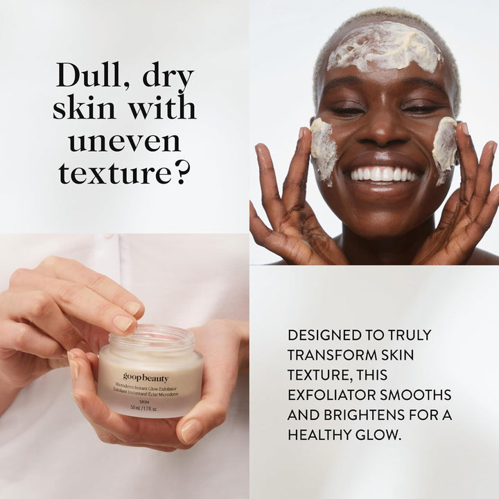 Beauty Microderm Exfoliator | Microdermabrasion Scrub to Smooth Textured Skin | Physical & Chemical Exfoliant | Micro-Exfoliating Minerals & Glycolic Acid | 0.5 Fl Oz