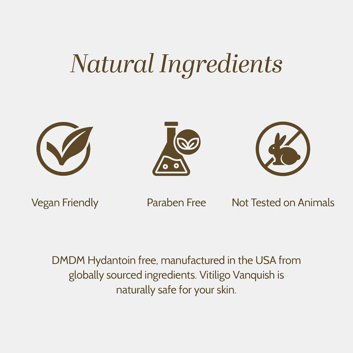 Vitiligo Vanquish Cosmetic Camouflage Kit by  Liquid Concealer, Long Lasting Natural Color Customization Eliminates Appearance of Skin Depigmentation for Women & Men - Cover Lasts for Days