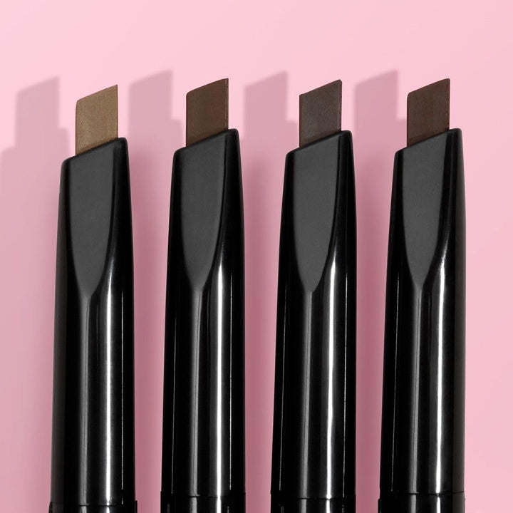Ultimate Eyebrow Retractable Definer Pencil, Medium Brown, Dual-Sided Brow Brush, Fine Tip, Shapes, Defines, Fills Brow Makeup