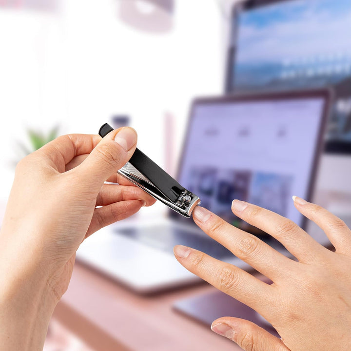 Nail Clippers Set 6 -Pack - Includes Toenail Clippers, Fingernail Clippers, and Finger Nail Clippers for Adults – Mens Stocking Stuffers for Men and Women, Toe Nail and Fingernail Clipper Kit