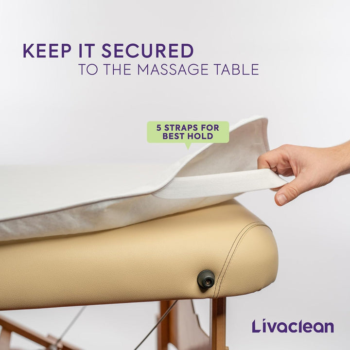 Massage Table Warmer Heating Pad - 6 Temperature Settings - 71" X 31.5” - Soft Flannel Fleece Spa Bed Warmer - Electric Massage Table Heating Pad - 2 Year Replacement Guarantee