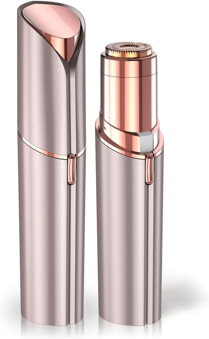 Facial Hair Removal for Women, Portable Lady Shaver, Rechargeable Painless Hair Remover for Face, Upper Lips, Chin, Peach Fuzz