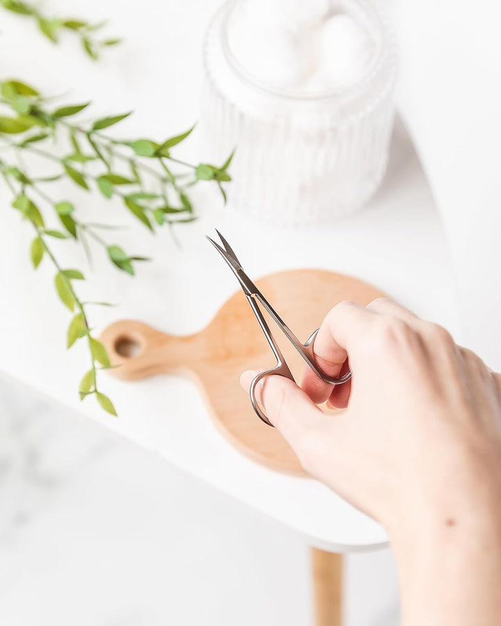 Beauty Scissors, Stainless Steel, Silver