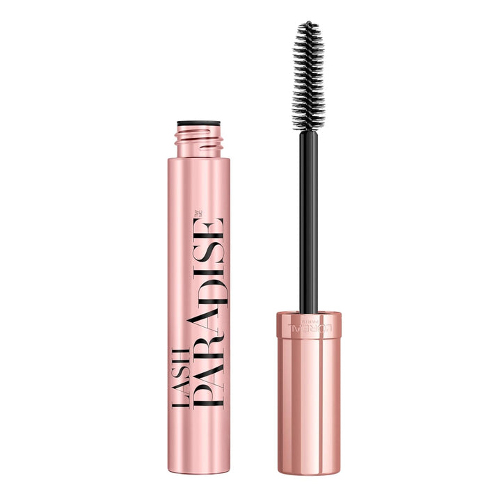 Voluminous Makeup Lash Paradise Mascara, Voluptuous Volume, Intense Length, Feathery Soft Full Lashes, No Flaking, No Smudging, No Clumping, Blackest Black, 0.28 Fl Oz (Pack of 1)