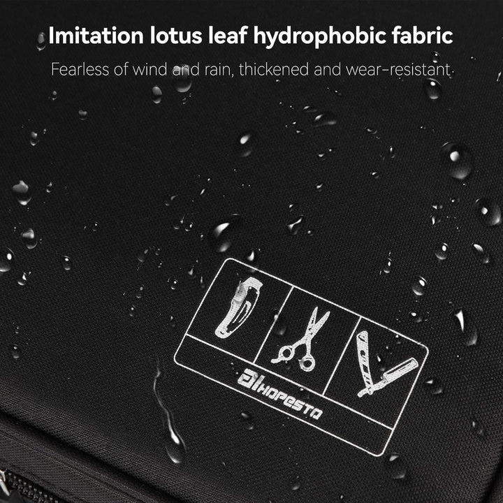 Barber Case Barber Tool Bags Barber Clipper Bag Barber Cases for Clippers and Supplies Professional Barber Accessories Kit Hair Cutting Scissors Storage Bag Shaving Kits (Black)