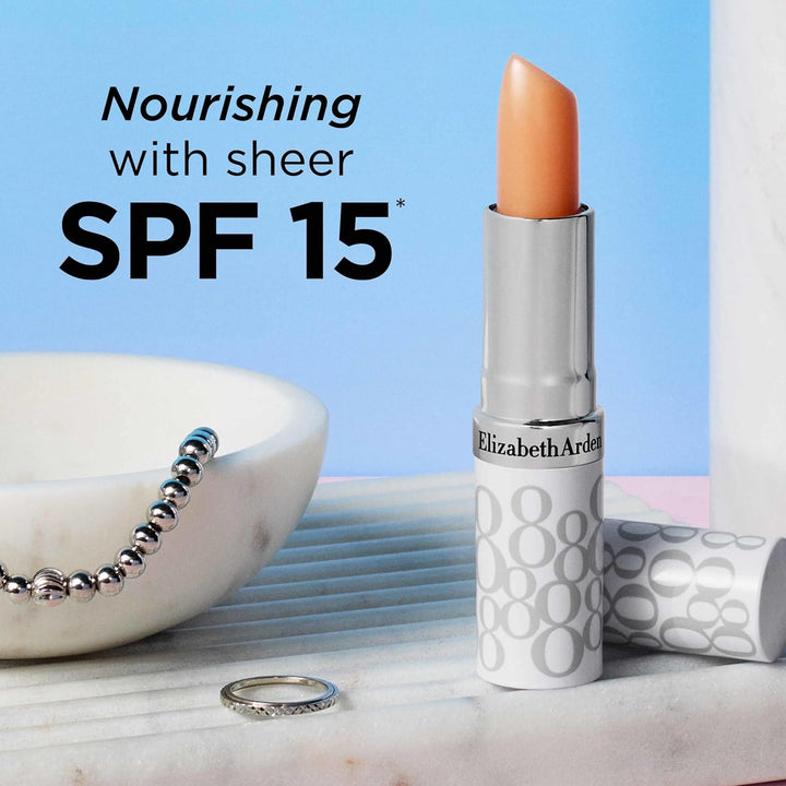 Eight Hour Cream Lip Protectant Stick, SPF 15 Sunscreen Balm, Moisturizer for Dry, Cracked Lips with Shea Butter, Coconut Oil & Vitamin E, 0.13 Oz