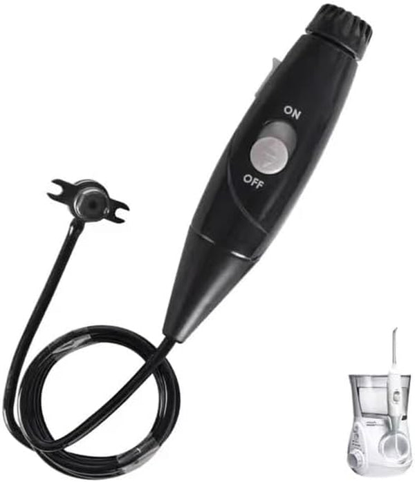 Generic Sturdy Material Easy to Replace Oral Hygiene Accessories Replacement Hose and Handle Parts Compatible with Waterpik Water Flosser WP-100 WP-300 WP-660 WP-900 (White)