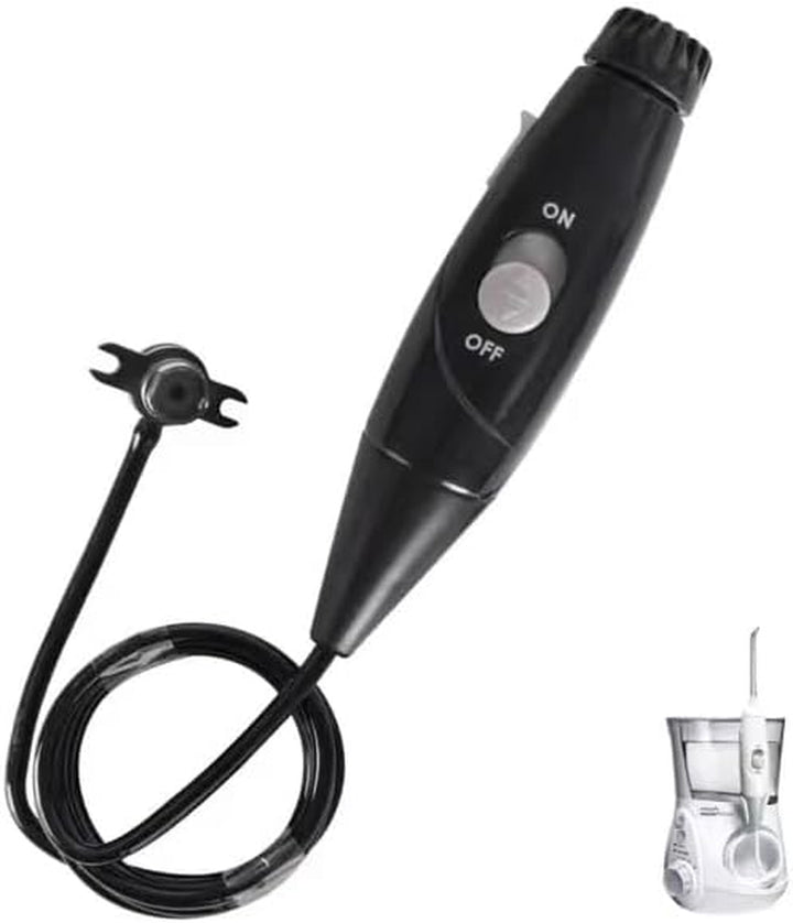 Generic Sturdy Material Easy to Replace Oral Hygiene Accessories Replacement Hose and Handle Parts Compatible with Waterpik Water Flosser WP-100 WP-300 WP-660 WP-900 (White)