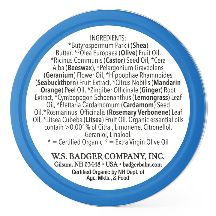 Organic Cuticle Care Balm - Natural Nail Care Cream with Shea Butter, Vitamin-Rich Seabuckthorn Extract Helps Strengthen, Soothe & Restore Dry & Splitting Cuticles – Light Citrus Scent - .75Oz