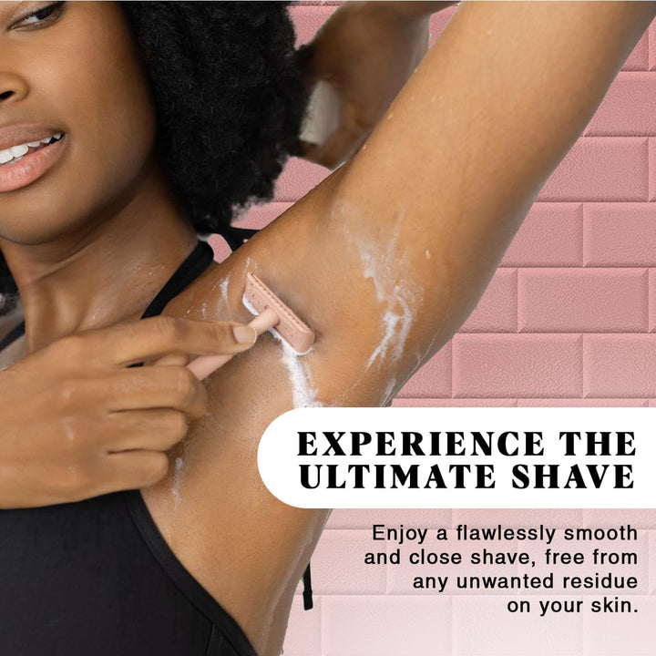 Shaving Soap for Women - Hydrating Shave Butter & Shave Soap Bar - Nourishing Bar Soap for Smooth, Irritation-Free Shave – Paraben, Silicone & Sulfate-Free - Vegan, Made in USA - 4 Oz