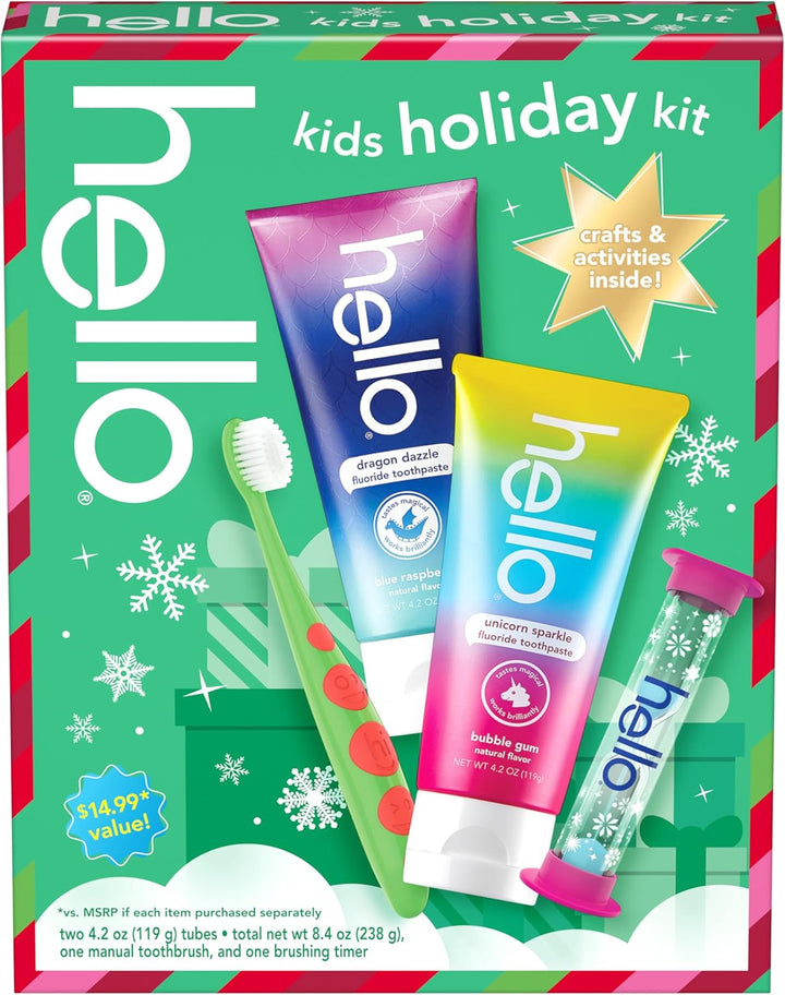 Unicorn Sparkle Kids Toothpaste with Fluoride, Bubble Gum Toothpaste, 4.2 Oz Tube (Pack of 3)