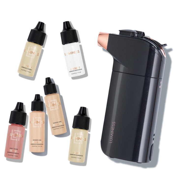 Breeze 2 Airbrush Makeup System - Rechargeable Airbrush Kit - Cordless Spray-On Make up Airbrush Kit - Portable Makeup Sprayer with No-Mess Tip - Airbrush Foundation Kit