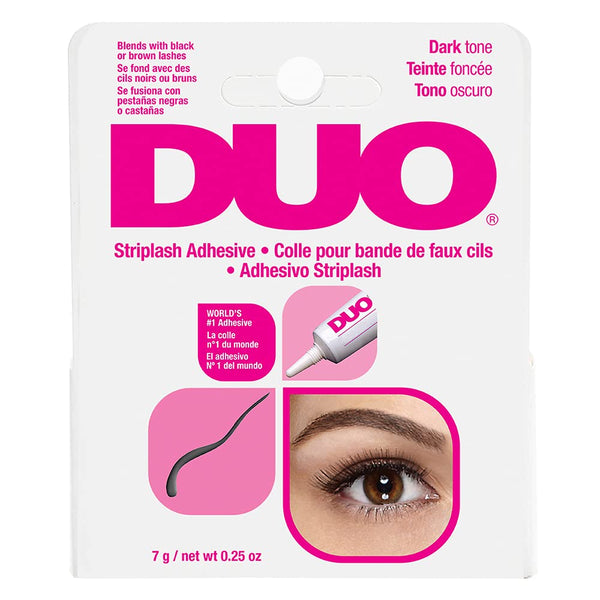 Strip Eyelash Adhesive for Strip Lashes, Dark Tone, 0.25 Oz, 1-Pack
