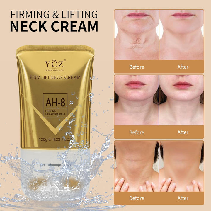 AH-8 Firming Neck Cream for Crepey Skin Body Care Comfort, Contains Hexapeptide, Moisturizing, Tightening Lotions Cosmetic Skin Care Skin Repair