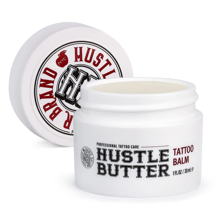 – Tattoo Butter for Before, During, and after the Tattoo Process – Lubricates and Moisturizes – 100% Vegan Replacement for Petroleum-Based Products – 1 Oz