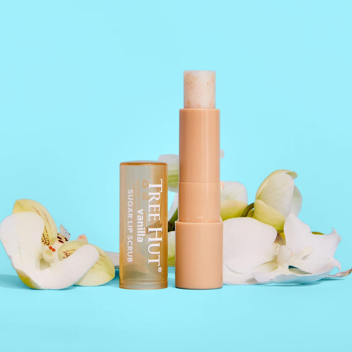 Vanilla Lip Scrub Stick | Nourish Dry Lips for a Soft & Smooth Feel | Gently Exfoliate Dead Skin | .12 Oz.