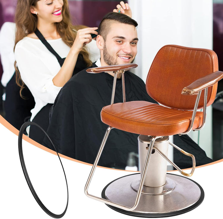 22.8 Inch/ 58Cm Salon Equipment Barber Salon Styling Chair Hydraulic Base Ring Gasket for Protecting Tile Floor Wood Floor, Preventing Hair from Hiding