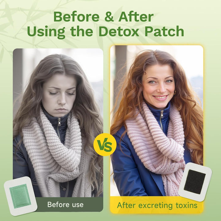 Deep Cleansing Foot Pads,50 Packs Bamboo Foot Pads. Use during Sleep to Improve Sleep and Support Body Cleansing. May Relieves Stress and Fatigue,It Is a Good Gift for Family Members.