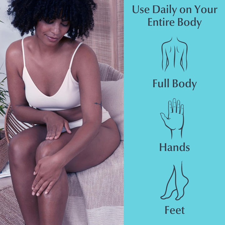 Advanced Repair Body Cream for Very Dry Skin, Fragrance Free Daily Body Moisturizer, 16 Oz Jar