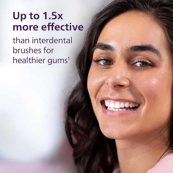 Cordless Power Flosser 3000 - Water Flosser with Innovative Quad Stream Technology, Oral Irrigator with 2 Flossing Modes and 3 Pressure Levels, IPX7 Waterproof, Black, HX3826/23