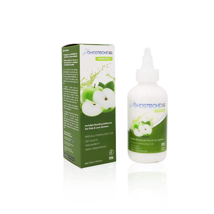 GHOSTBOND XL Hair Replacement Adhesive 1.3Oz- Invisible Wig Bonding Glue: Water & Oil-Resistant, Non-Toxic, Light Hold for Secure and Natural-Looking Poly and Lace Hairpiece, Wigs & Toupee Systems