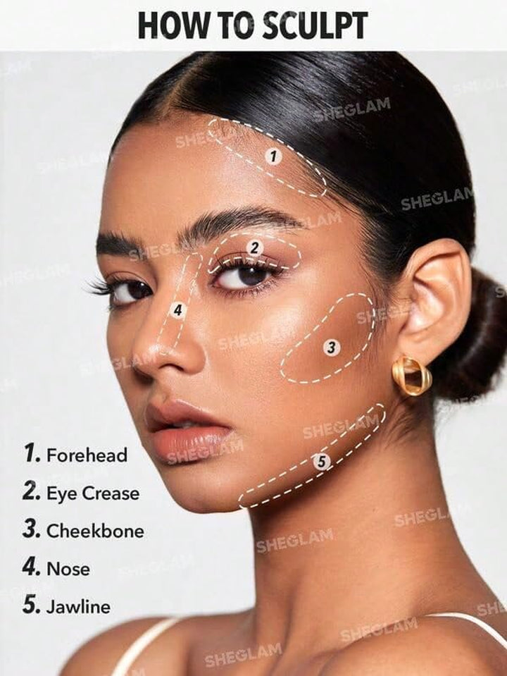 Snatch 'N' Define Cream Contour Stick Long Lasting Highly Pigmented Sweat Proof Face Bronzer Makeup - Golden Sun