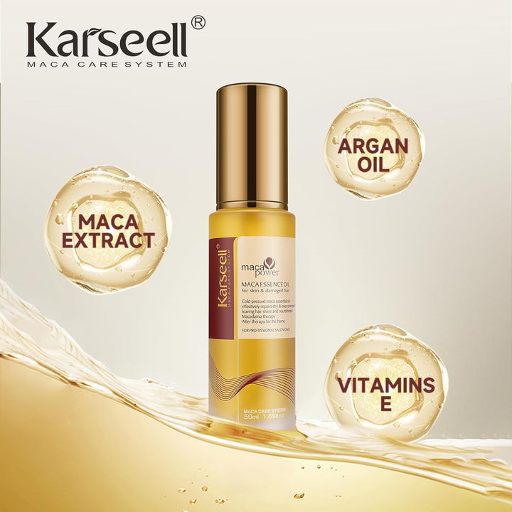 Moroccan Argan Oil for Hair Healing Cold Pressed Weightless Argan Oil Hair Serum for Dry Damaged Hair 50Ml