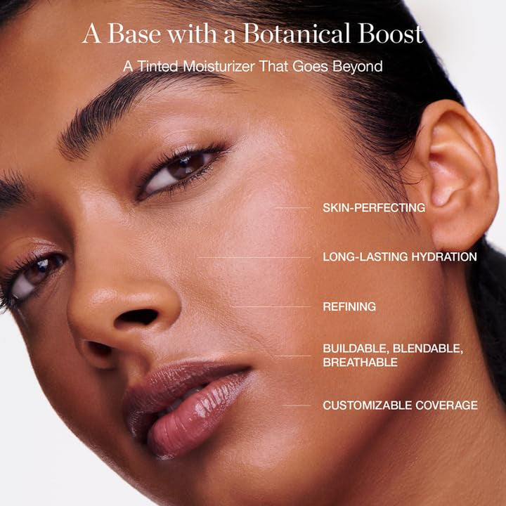 Complexion Perfecting Liquid Foundation - Lightweight Tinted Moisturizer for Face (Linden 1.25N - Light Beige, Neutral Undertone) - with Vitamin C & Jojoba Oil - Certified Organic & Made in USA