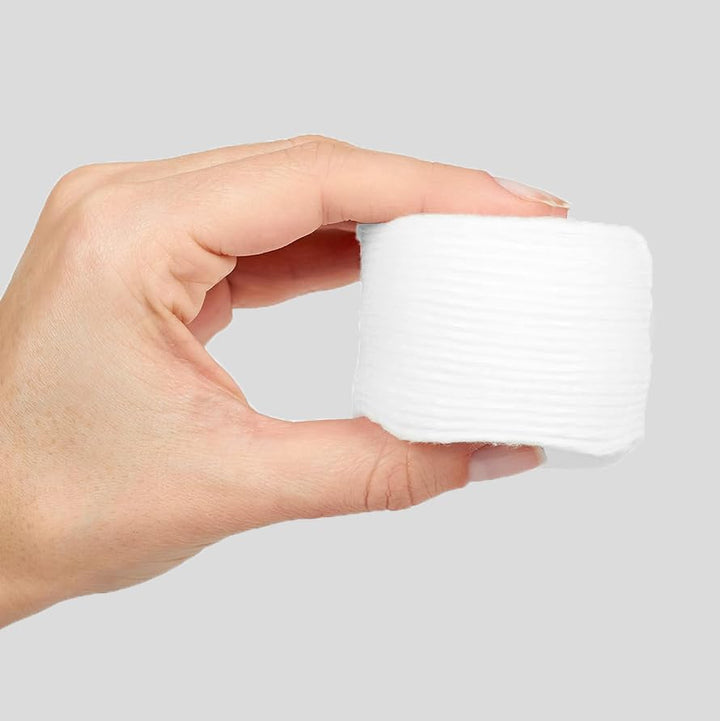 Hypoallergenic 100% Cotton Rounds for Makeup Removal and Skincare, 100 Count, 1 Pack