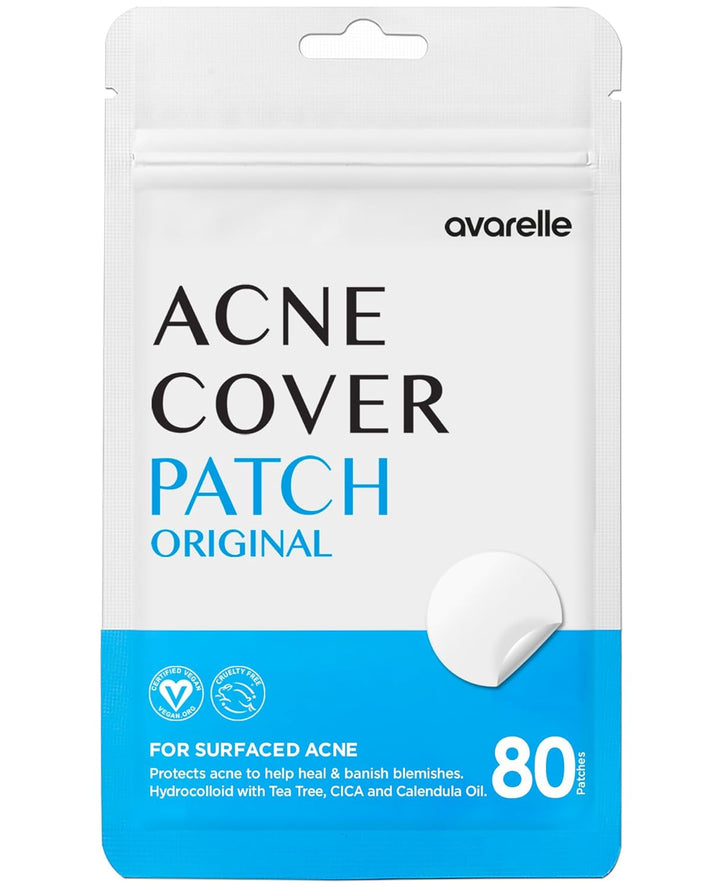 Acne Cover Patches, Eligible Hydrocolloid Pimple Patches for Face with Tea Tree Oil, Korean Skincare Zit Patches for Face | HSA Store Eligible Items | Vegan, Cruelty-Free