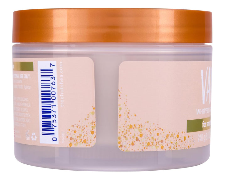 Whipped Shea Body Butter - Vanilla - 8.4 Oz - Lightweight, Long-Lasting, Hydrating Moisturizer - Made with Shea Butter