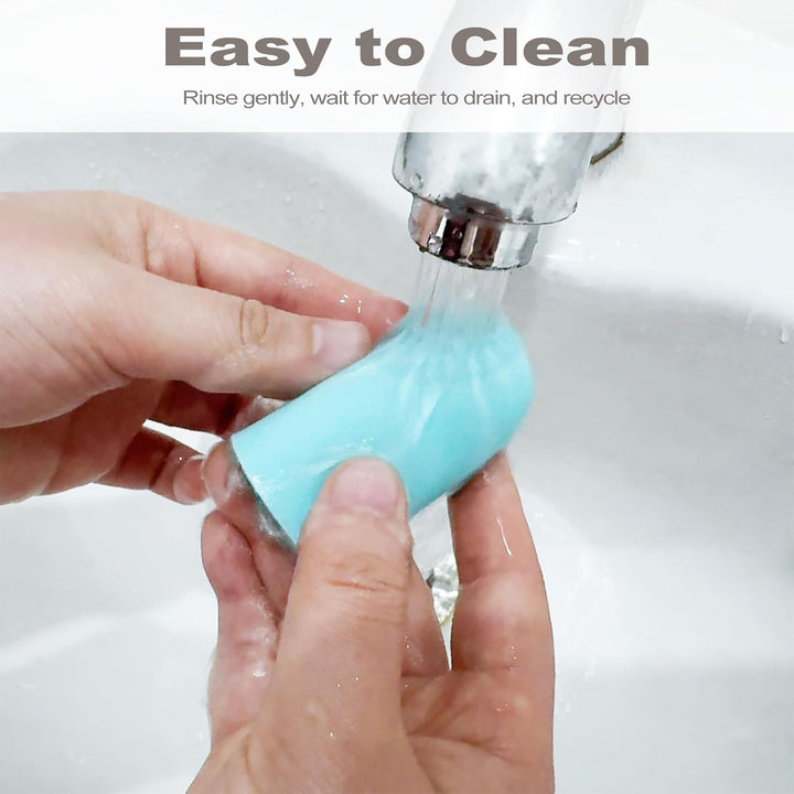 9 Pack Silicone Bottle Covers for Traveling, Airplane Travel Essentials for Women, Beach Vacation and Cruise Ship Travel Accessories, Travel Size Toiletries, Must Haves, Leak Proof