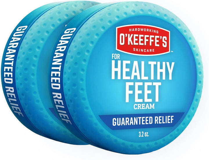 for Healthy Feet Foot Cream - 3.2 Oz Jar (1 Pack) - Guaranteed Relief for Extremely Cracked, Dry Feet, Repairing Skincare, Instantly Boosts and Retains Moisture Levels