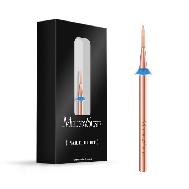 Cuticle Clean Nail Drill Bit 3/32'', Professional Safety Carbide under Nail Cleaner Nail Bit for Cuticle Dead Skin Nail Prepare, Two Way Rotate, Manicure Nail Salon Supply(Silver, Fine)