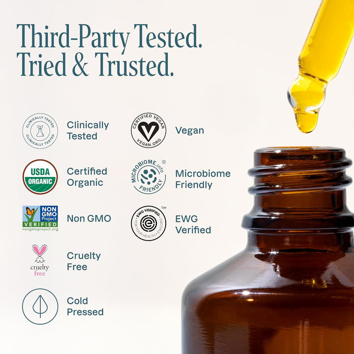 Organic Jojoba Oil, 100% Pure (4Oz) | Moisturizing for Face, Hair, Skin & Nails | Natural Cold Pressed Hexane Free | Base Carrier Oil