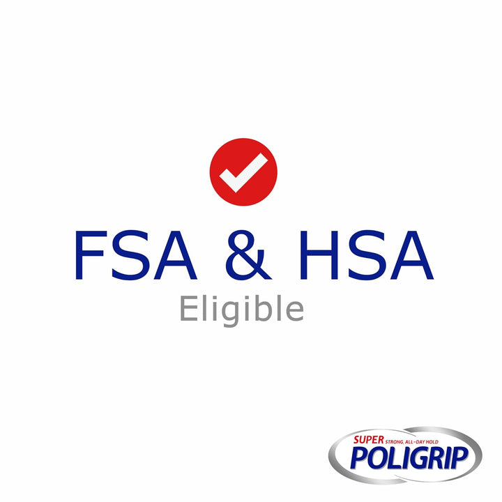 Poligrip Power Max Power Hold plus Seal Denture Adhesive Cream, Denture Cream for Secure Hold and Food Seal, Flavor Free - 2.2 Oz (Pack of 4)