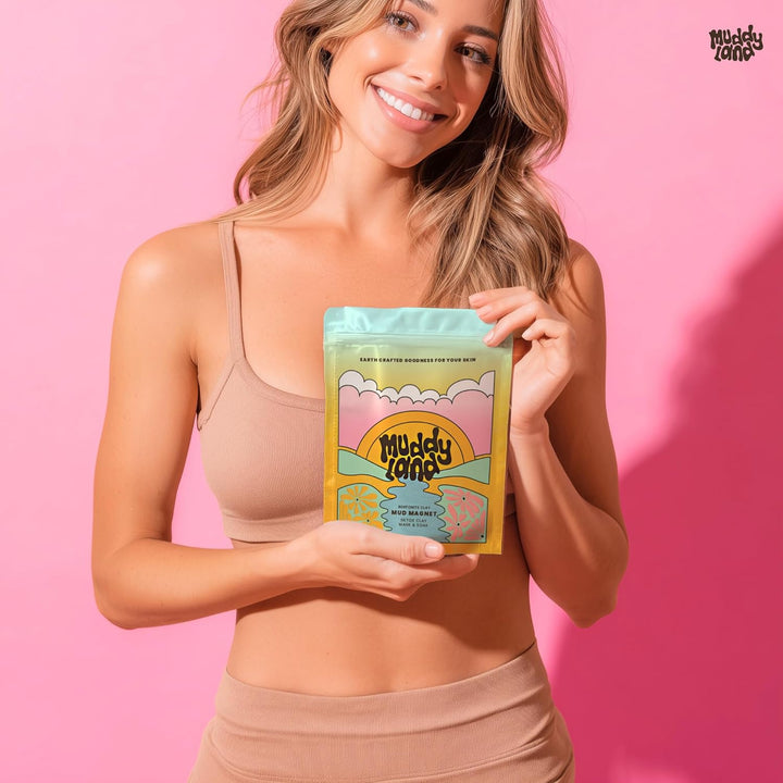 Bentonite Clay Detox Bath Soak Powder & Full Body Mud Mask – Mineral-Rich Clay with Epsom Salt for Adults & Kids – Heavy Metal Detox Bath – Mud Magnet by